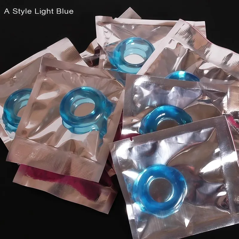 Intimate Goods For Men 5-100PC Ejaculation Delay Silicone Lock Sperm Ring Sex Adult Game Toys Erotic Cock Ring Exotic Accessorie