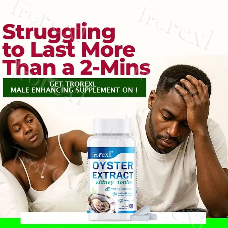 Oyster Extract - Supplement for Men Boosts Performance Supports Vitality Enhancing Extra Strength 60 Tablets — image 2