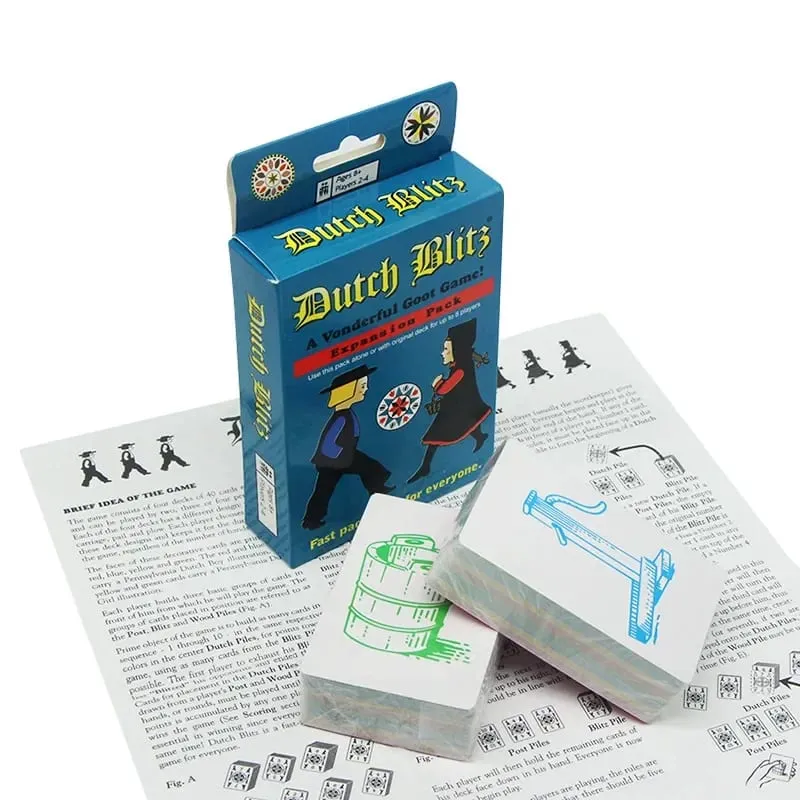 Dutch Blitz Det originale hurtige kortspil indeholder 160 kort hurtigt og nemt at lære Fantastisk familiespil til alle for 2