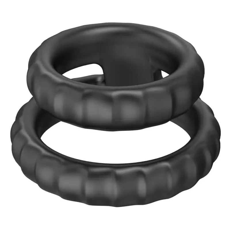 Semen Lock Ring Penis Enlargement Cock Ring Black Liquid Silicone Lock Ring Mens Delayed Ejaculation Sex Toy For Men Adult Toy — image 1