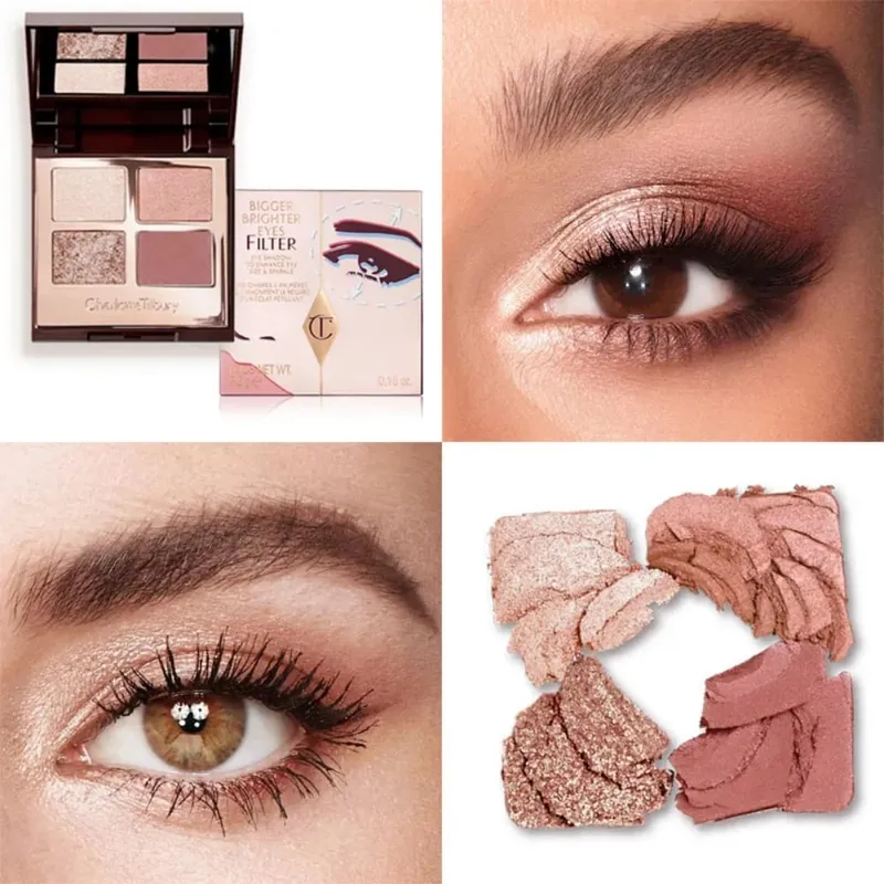Charlotte Tilbury Hollywood Flawless Liquid Highlighter Moisturises Skin Luxury Palette Satin-matte Shimmer Metallic Finishes