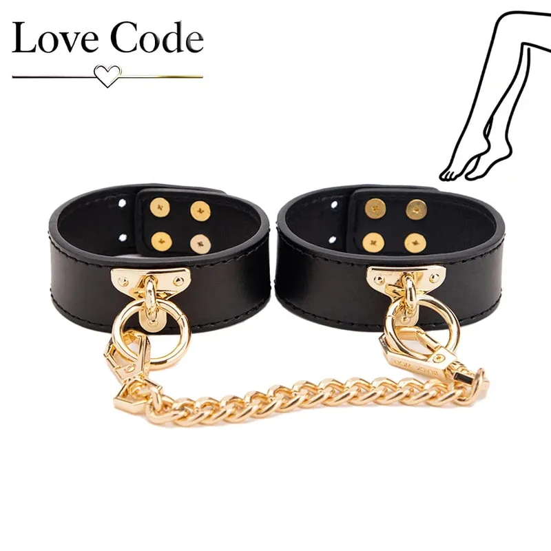 ของแท้หนัง BDSM Bondage ชุดของเล่นสำหรับคู่ Handcuff ข้อเท้า Cuffs COLLAR Gag Hogtie Restraints SM ชุดผู้ใหญ่รักเกม