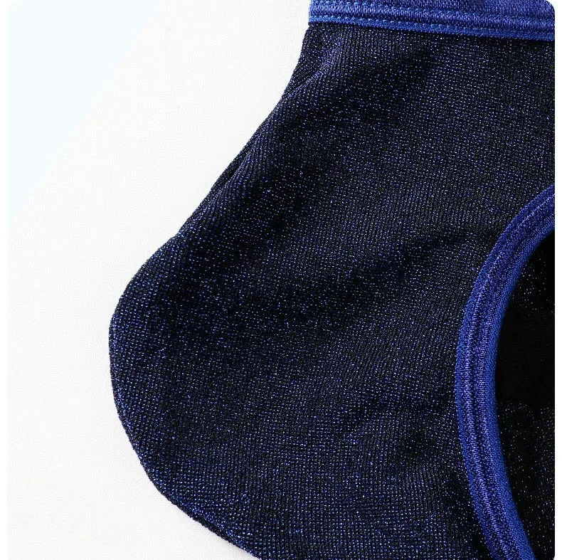 Men's Ice Silk Triangle Panties Sexy U-Shape Thin Briefs Breathable Mesh Low-Waist Underwear
