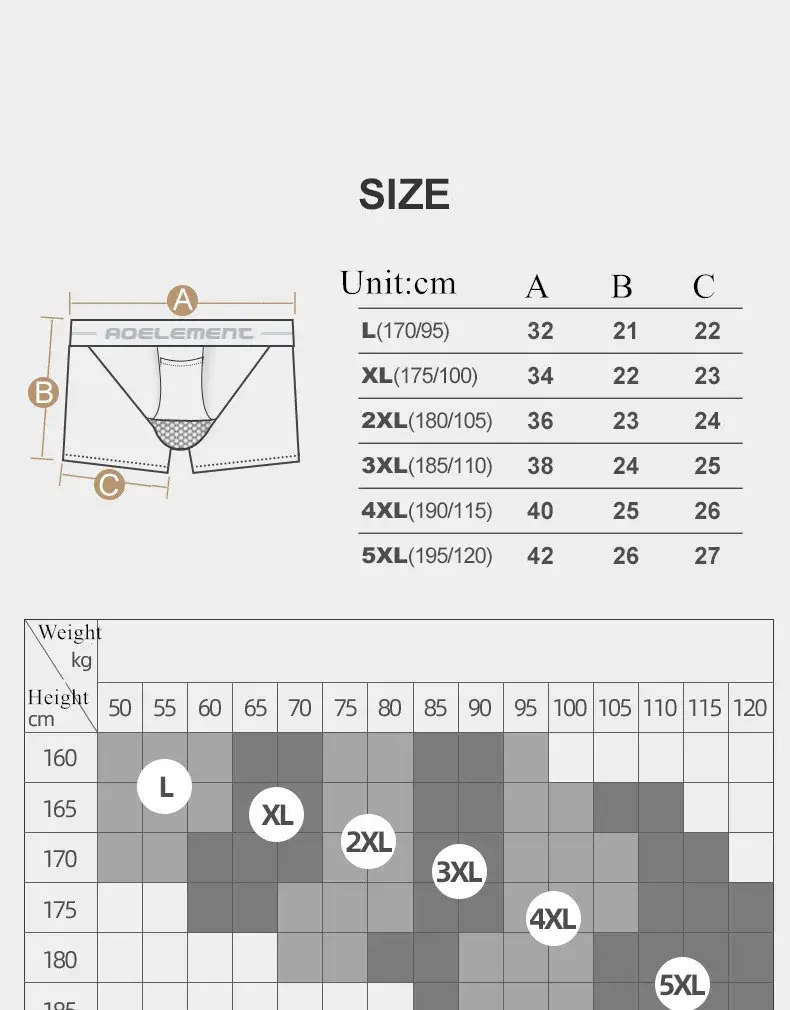 Men's Boxer Shorts Breathable Underwear Soft Viscose Boxers Man Solid Panties Ropa Bullet Separation Pouch Male Underpants L-XXL