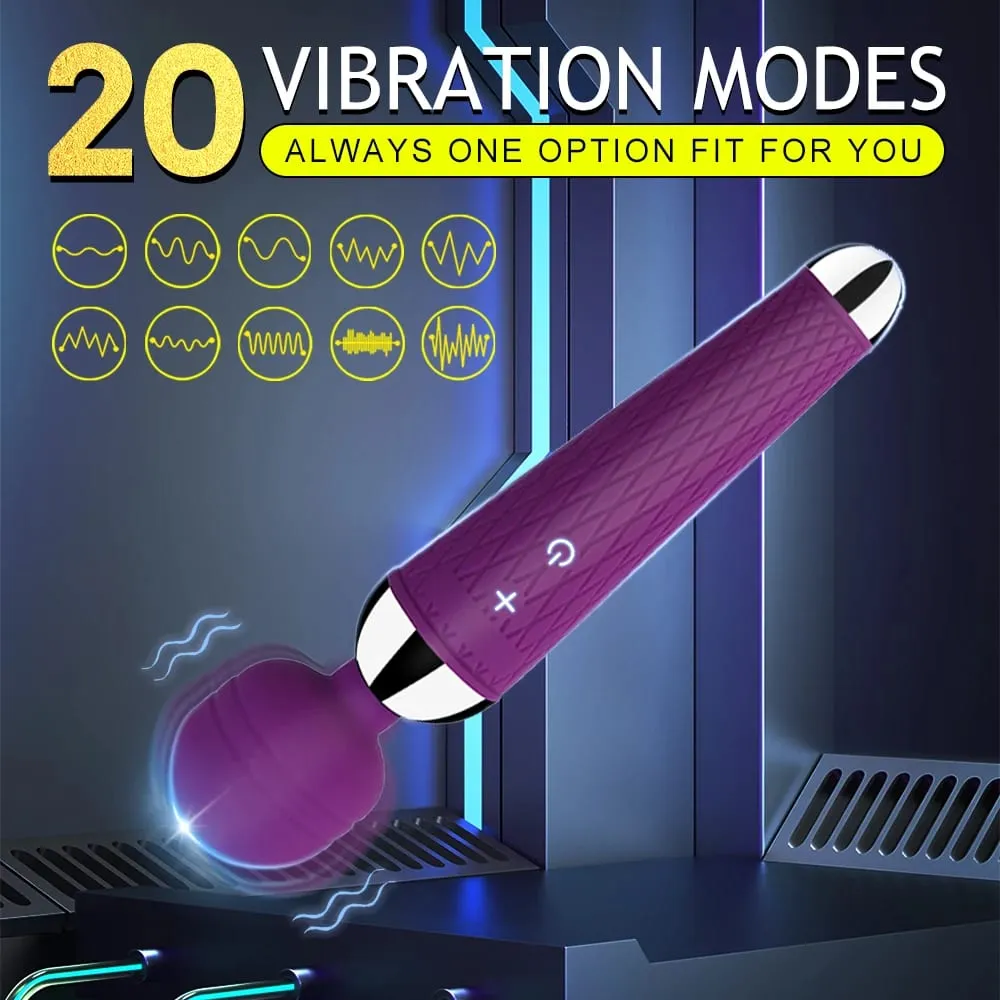 Powerful AV Vibrators for Women USB Recharge Magic Wand Massager Clitoris Stimulator Wellness Erotic Sex Toy Masturbator Product — image 6