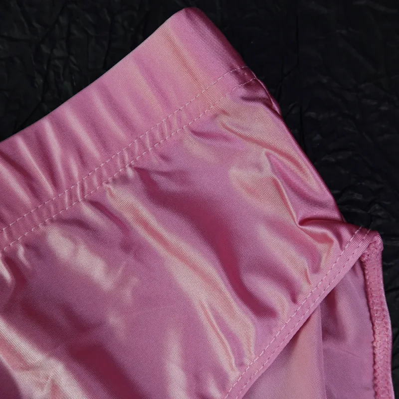 new Mens Briefs Underwear Satin-like Breathable Low-Rise Underpants Male Panties Men's glossy underwear — image 4
