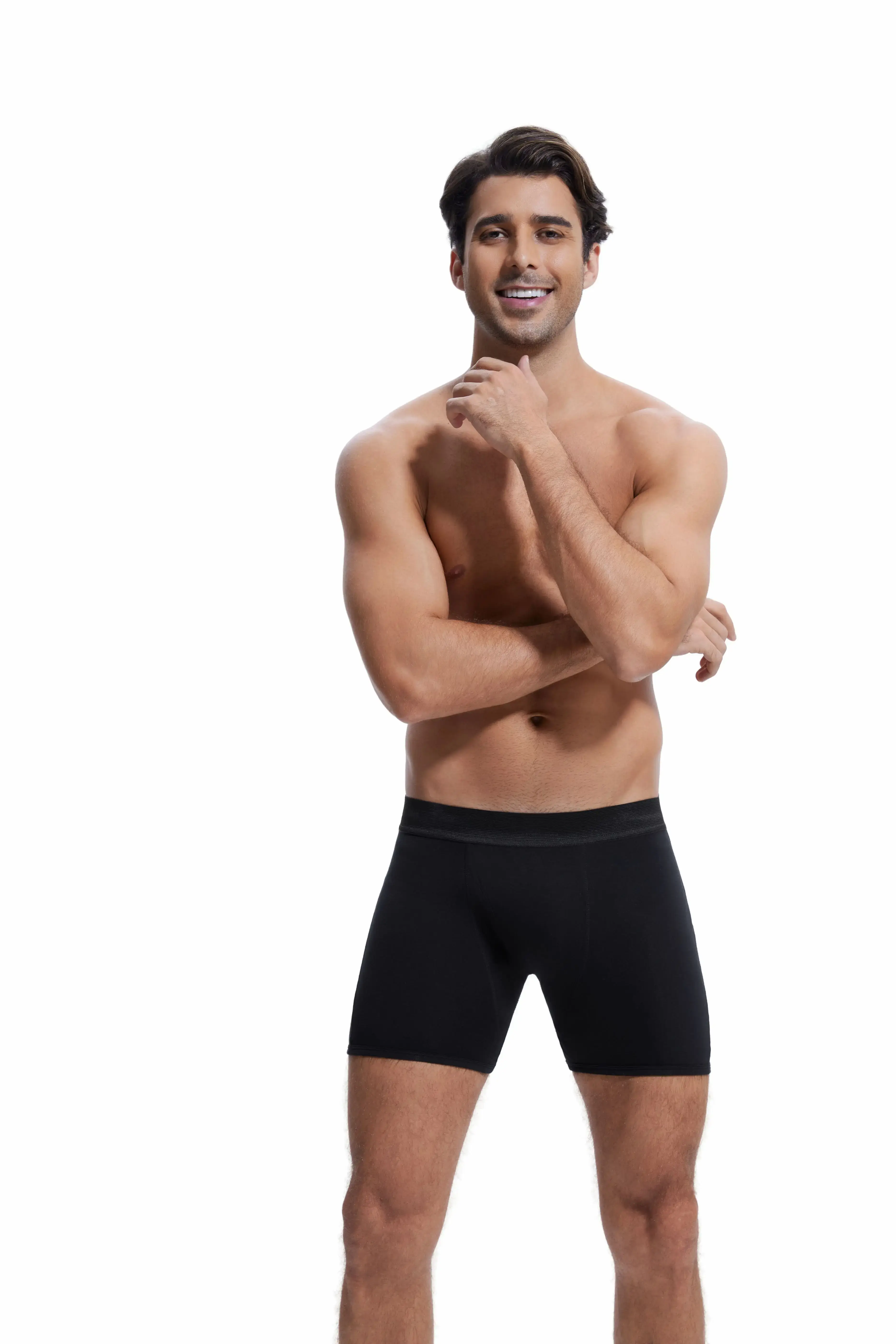 Drop shipping cotton men's incontinence underwear 200ML four-layer absorbent leak-proof menstrual incontinence underwear boxer — image 8