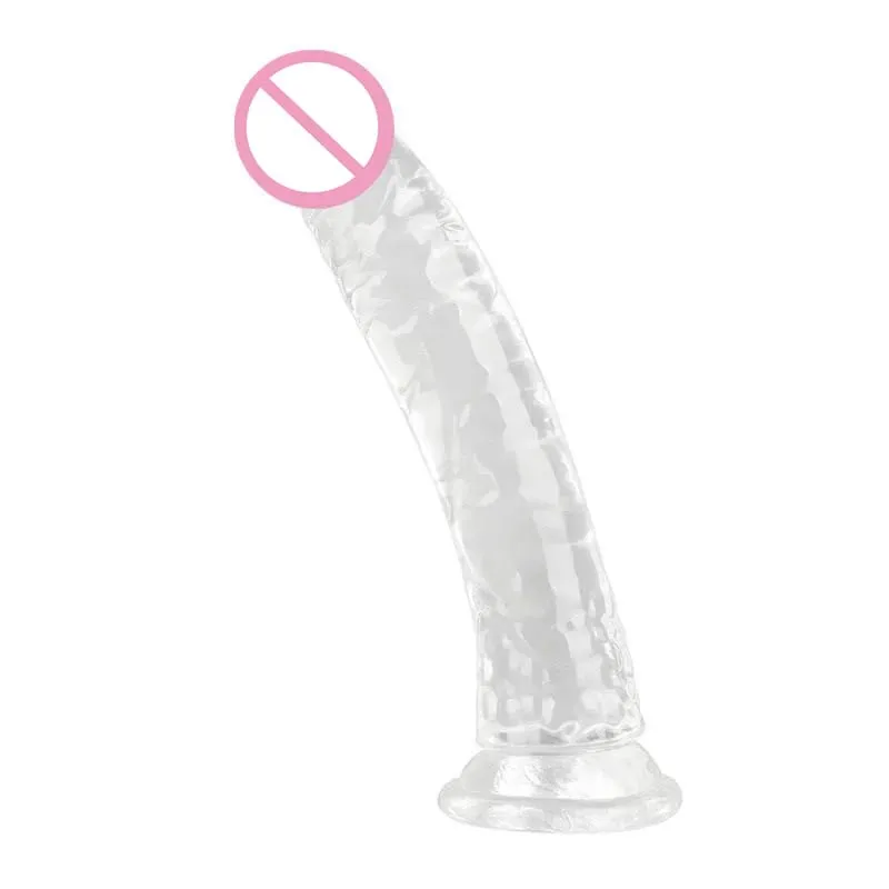 Transparent Soft Jelly Dildos Strong Suction Cup Female Anal Masturbator Clitoral Stimulator Big Dick Lesbian Women Sex Toys 18+ — image 5
