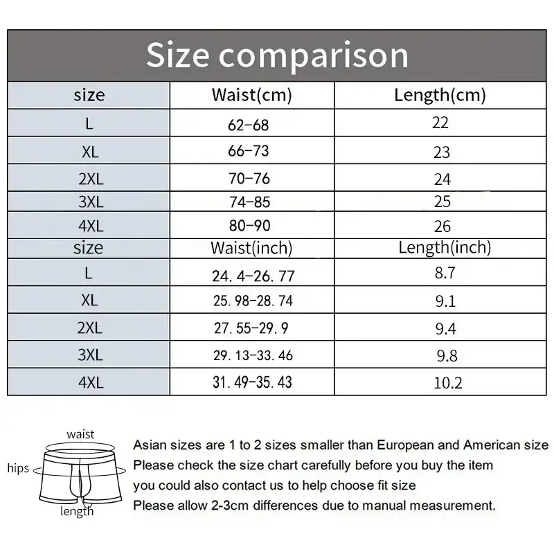 7Pcs/Lot Men's Cotton Underwear Boxer Shorts Pure Cotton Breathable Mid-waist High Elasticity Men's Sexy Soft Men's Shorts L-4XL — image 4