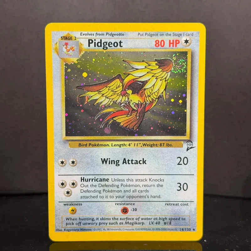 Pocket 2000 Base Set 2 OG Nostalgia Collectible Hitmonchan Scyther Clefable Pidgeot Mewtwo Traditional Holo Proxy — image 19
