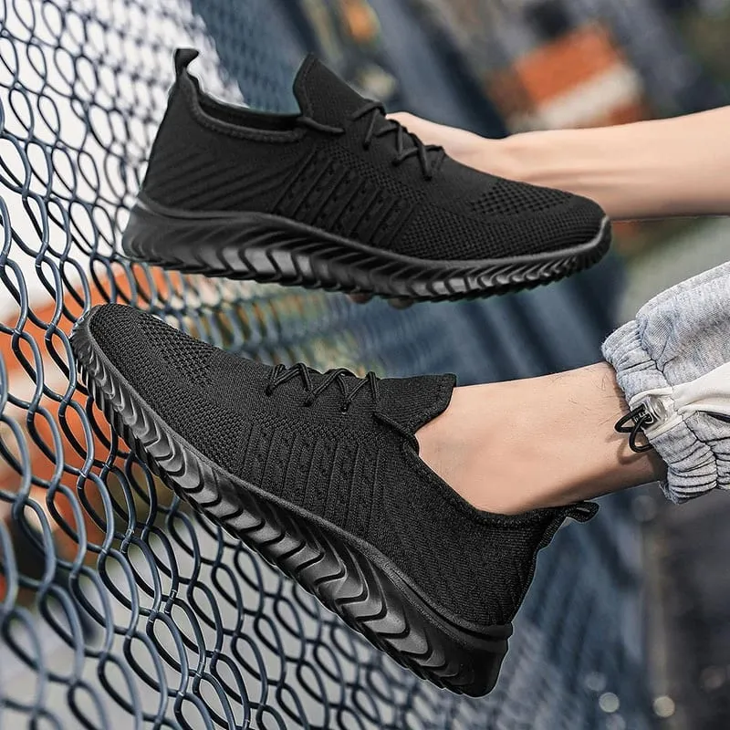Summer Lightweight Men Running Sport Shoes Classical Mesh Breathable Casual Shoes Fashion Sneakers Athletic Sneakers