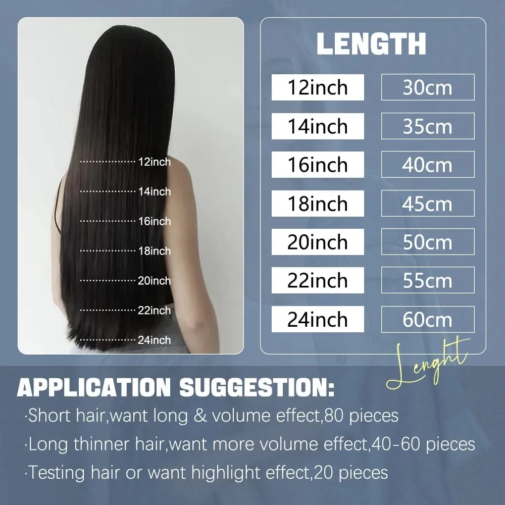 Invisible Remy Straight Tape in Human Hair Extensions 20Pcs Omber Blonde Tape in Human Hair Extensions Skin Weft Natural Hair