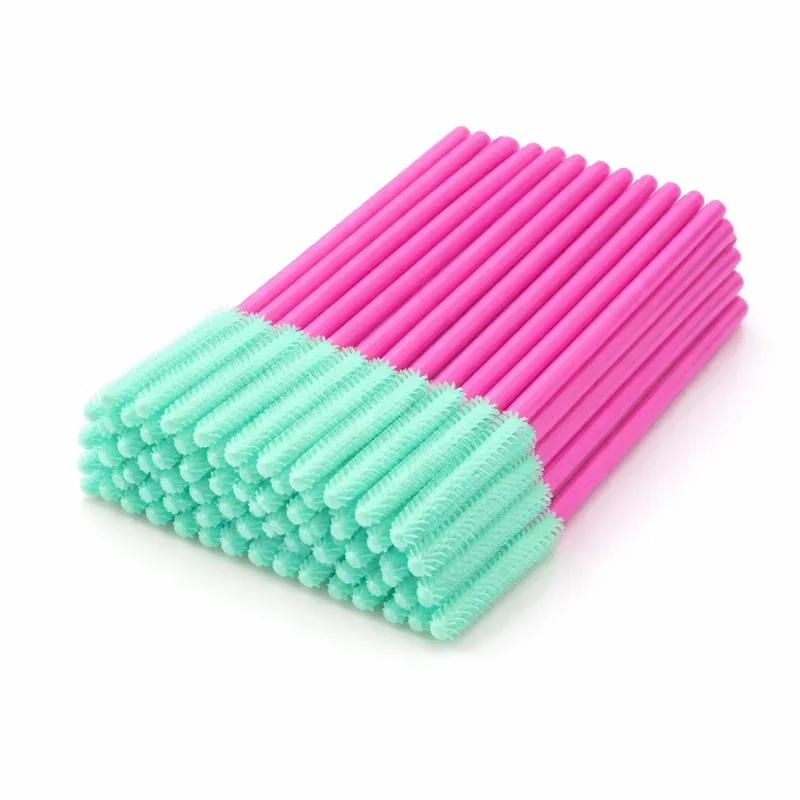 Silicone Eyelash Brush Mascara Wands Applicator Eyebrow Comb Rod Spoolies Eyelashes Brushes Lash Extension Supplies Makeup Tools