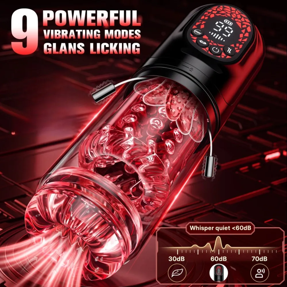Telescopic Rotation Masturbator Cup Sucking Penis Pump Pocket Pussy Blowjob Sex Toys Stroker Piston Automatic Mastubator for Men
