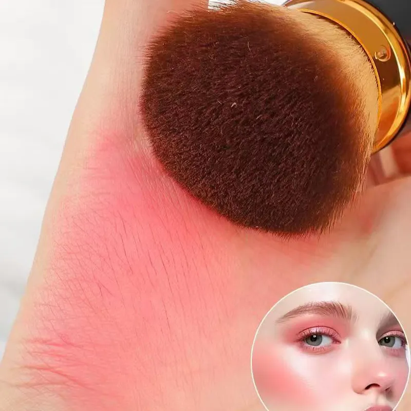Travel Portable Makeup Brush Set with Storage Bag Blush Foundation Brush Cosmetic Brushes for On-the-Go Beauty Essentials