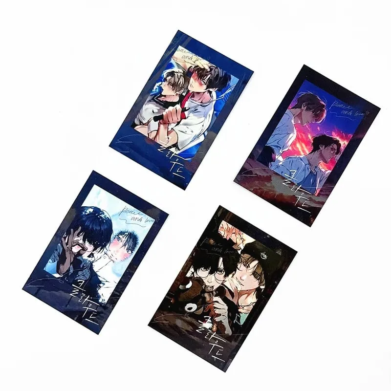 4-12Pcs เกาหลี BL Manhwa Photocards Baek Cirrus Yeon Skylar คู่ตัวอักษร HD พิมพ์ LOMO การ์ดสำหรับพัดลมคอลเลกชัน