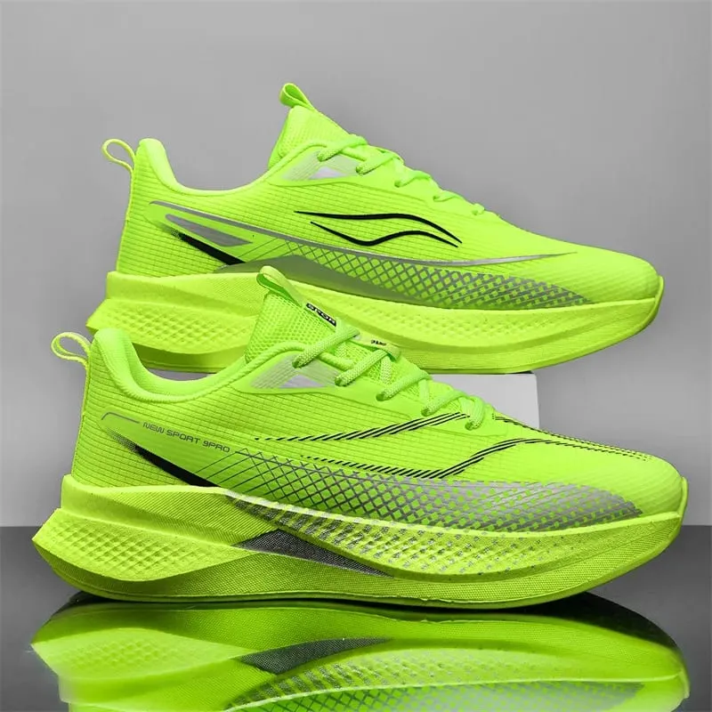 Men Casual Sports Running Shoes Carbon Board Marathon Training Breathable Women's Jogging Athletic Nonskid Walking Sneakers — image 12