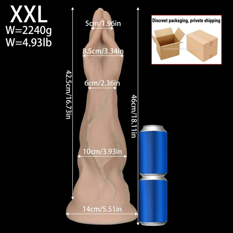 Enorm silikonfot Butt Plug Thick Ben Dildo Stor analplugg Anal Expander Masturbator Anus Dilator Sexleksaker Vuxenleksak Sexbutik