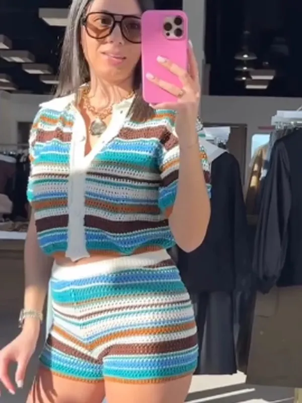 Color Blocked Printed Long Dress Women Elegant Off Shoulder Waist Cinching High Split Vestidos 2026 Lady Daily Vacation Wear New