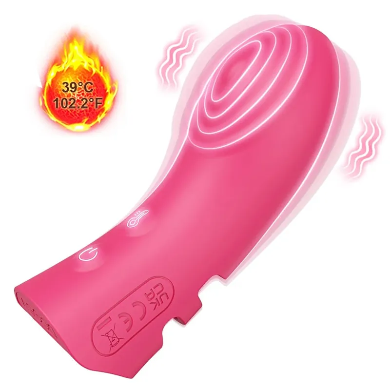Finger Vibrator for Women Heating Vagina Vibrator Clitoris Nipples Stimulator Female Masturbator Interaction Sex Toy for Couples — image 9