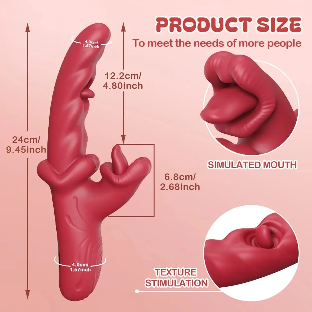 New Style Tongue Licking Vibrator for Women Clitoris Stimulator Dildo Vibrator Powerful Vagina Vibrator Vibration Sexy Adult — image 2