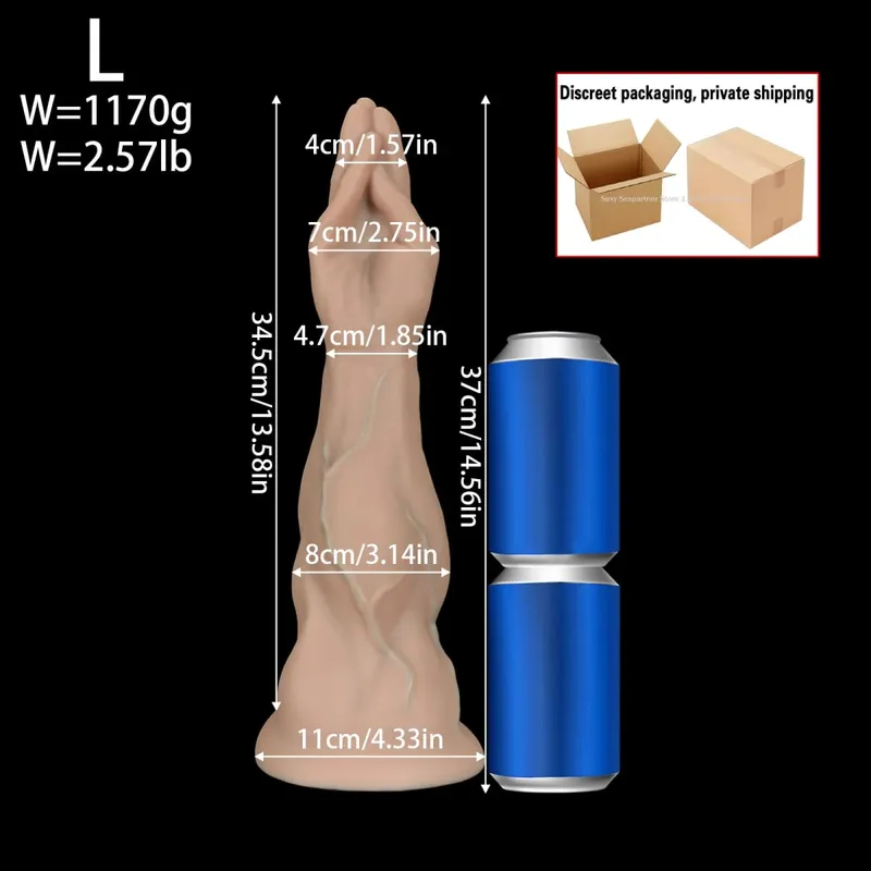 Enorm silikonfot Butt Plug Thick Ben Dildo Stor analplugg Anal Expander Masturbator Anus Dilator Sexleksaker Vuxenleksak Sexbutik