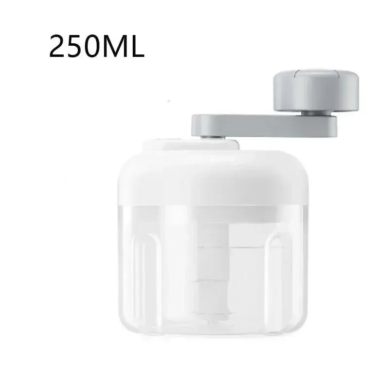 Multifunktionel grøntsagshakker Lille foodprocessor Manuel hånddrevet madhakker Hakkerværktøj Hvidløg Køkkengadgets