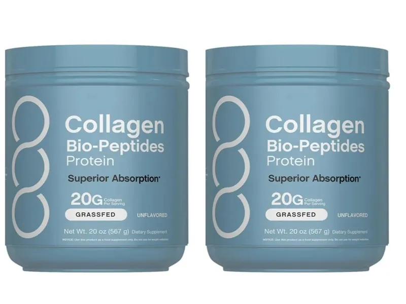 Kollagenbiopeptider proteinpulver med gräsmatad nötkreatur för hud Hår Nagelled Ben & muskelstöd Vuxna 567 gram — image 7