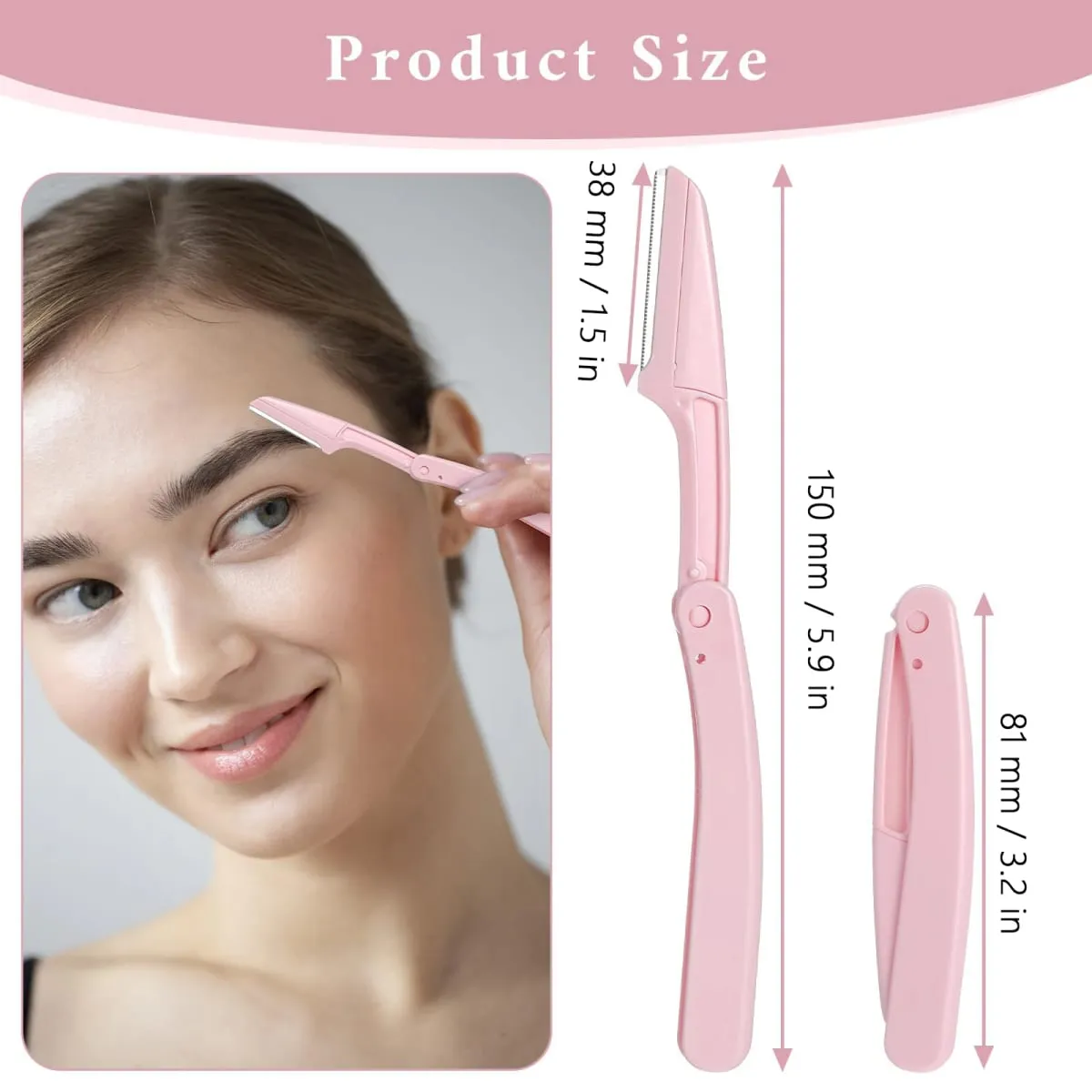 9 PCS Makeup Brush Set Soft Bristles Include Professional Eye Makeup Brushes Eyebrow Razor Silicone Eyeliner Stencils
