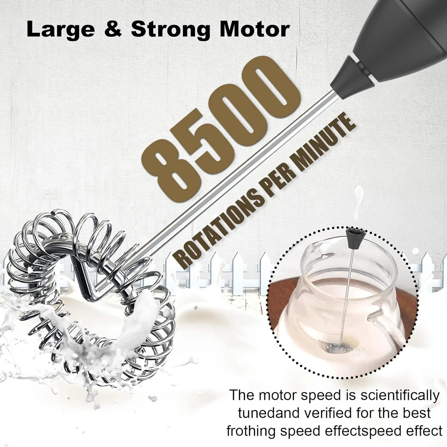 الحليب Frother USB قابلة للشحن 3 سرعات صانع الرغوة القهوة خفقت خلاط كهربائي مقبض خلاط خافق البيض
