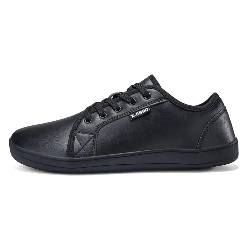 Oiaano Wide Toe Men Minimalist Shoes Comfortable Sneakers Leather Casual Shoes Black Slip On Leisure Loafers Drive Office — image 9