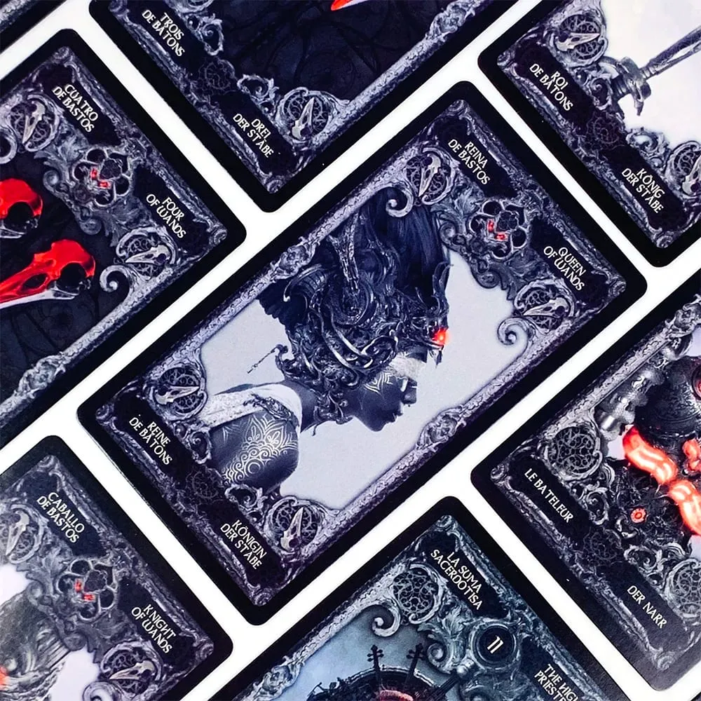 Dark Tarot Cards Deck Board Game Mysterious Divination Edition Borad Playing Games,Holiday Games Leisure Party Card Game — image 5