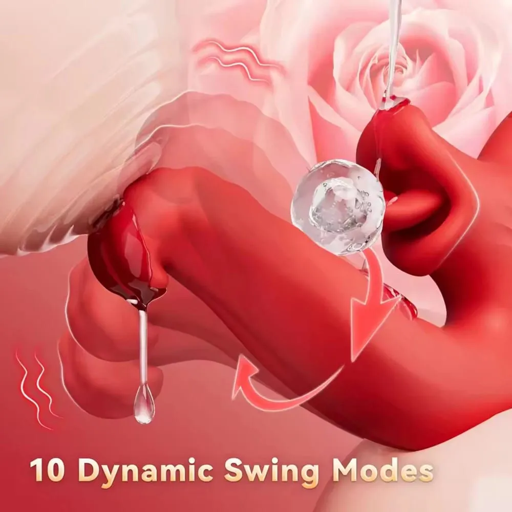 Powerful Tongue Vibrator for Women 10 Swing & 10 Licking Dildo Vibrators G Spot Clitoral Stimulator Female Masturbator Sex Toys — image 4