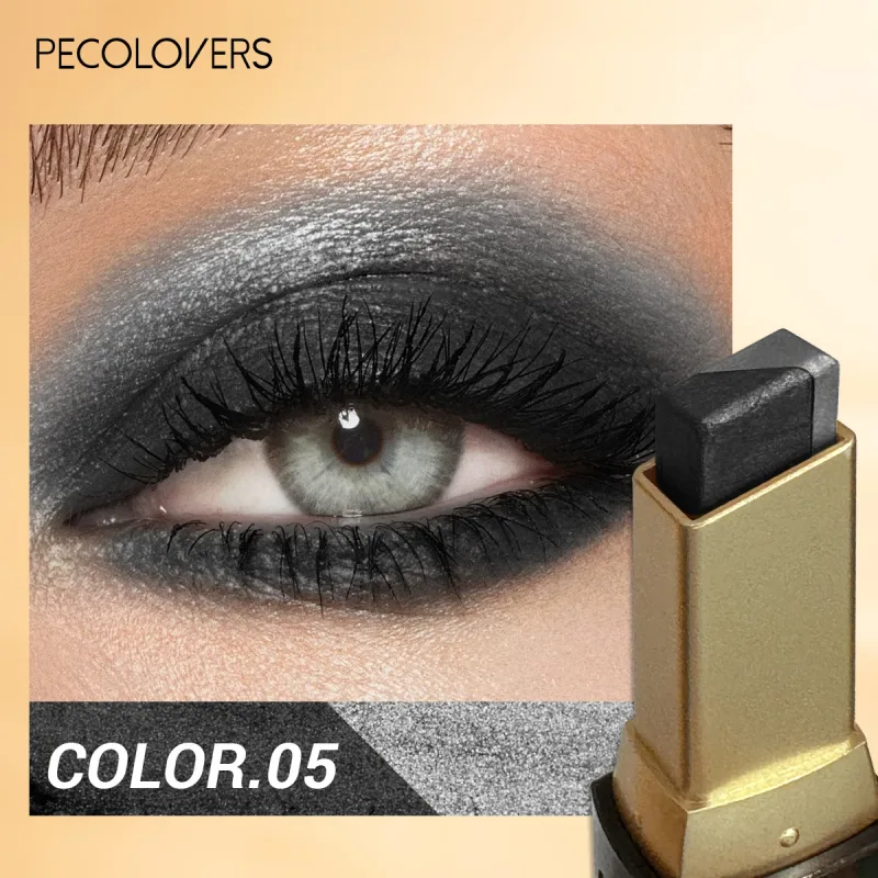 1Pc Dual-Color Eyeshadow Stick Blendable Eye Color For Daily Makeup Brown And Pink Cosmetic Eye Makeup Product — image 11