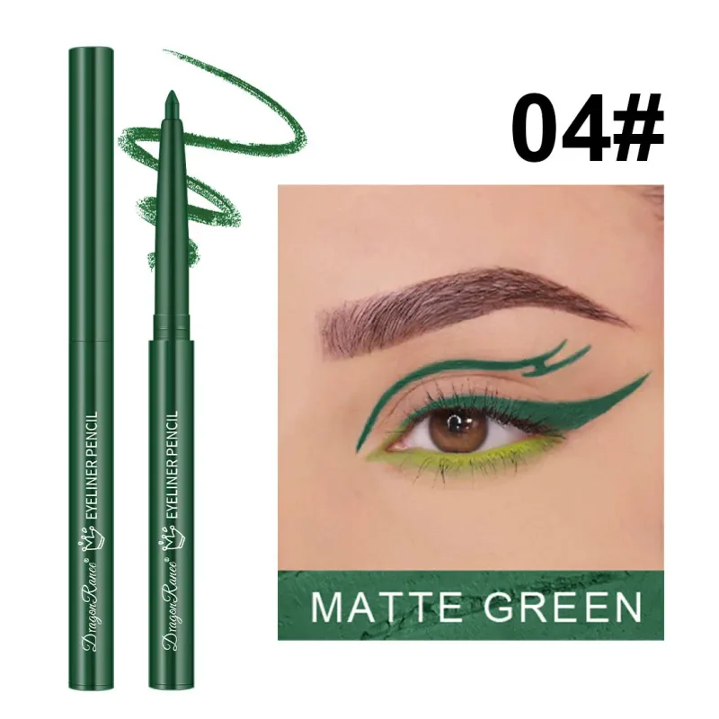 Waterproof Black Brown Eyeliner Gel Pencil Matte Smooth Quick Dry Easy Wear Pearlescent Eyeshadow Eye Liner Pen Makeup for Eyes — image 11