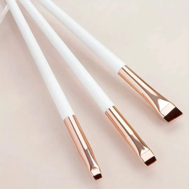 3Pcs/set Blade Eyeliner Brushes Eyebrow Brush Portable Flat Fine Eye Liner Brow Contour Makeup Brush Make Up Tool Wholesale — image 9