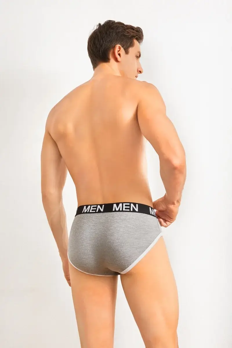 1Pcs/Set Men's Viscose Letter Panties Seamless High Quality Breathable Underpants Male Elastic Soft Comfortable Underwear S-XL — image 12
