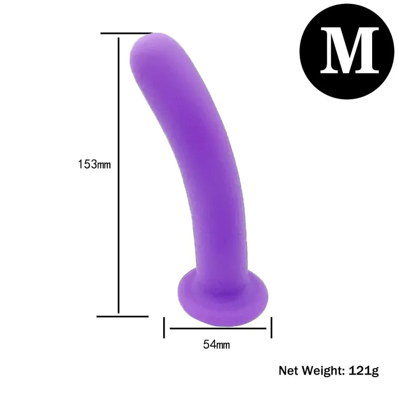 Adjustable Silicone Strap On Dildo Harness with Strong Suction Cup Slim Curved Pegging Dildo Wearable Sex Toy for Women Men Cou — image 23