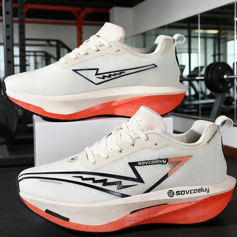 Running Shoes Men Carbon Board Sports Marathon Breathable Lightweight Women's Comfy Athletic Antiskid Sneakers Casual 2026 New
