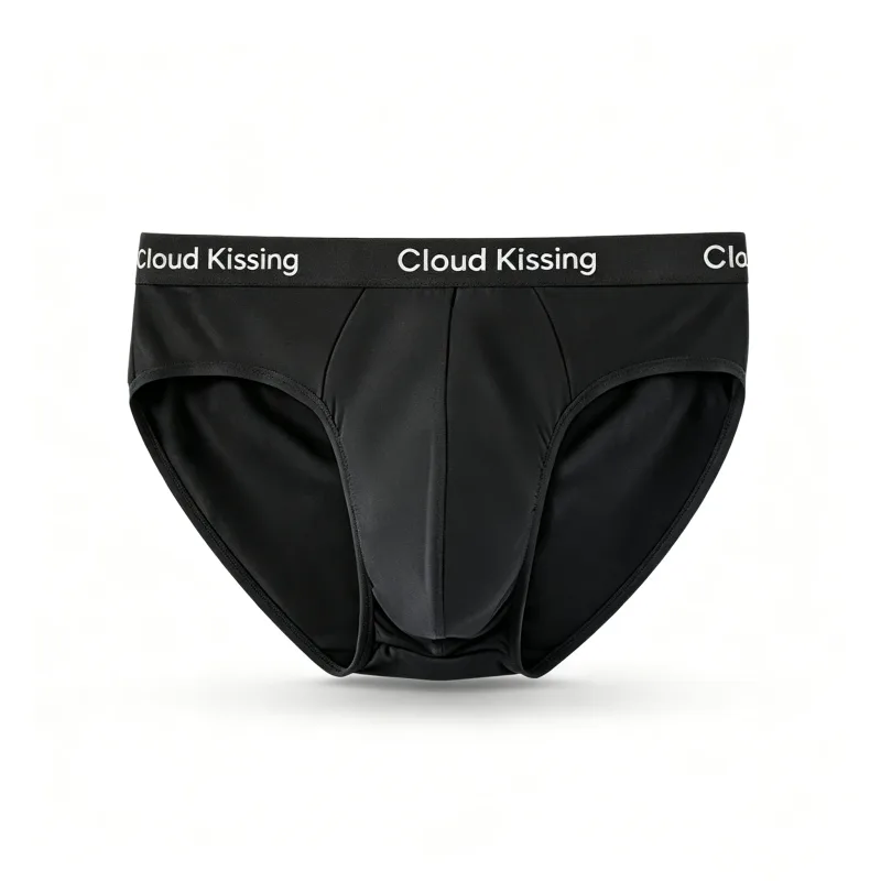 10-Piece Set Cloud Kissing Men's U-Pouch Briefs Soft Silky Breathable Premium Stretch Waistband All-Season Daily Underwear