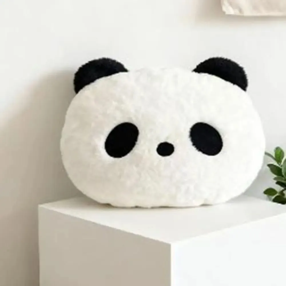 Cuscino panda in peluche di peluche Cuscino per camera da letto Divano Decorazione per la casa Cuscino panda farcito Cuscini panda kawaii da 30 cm