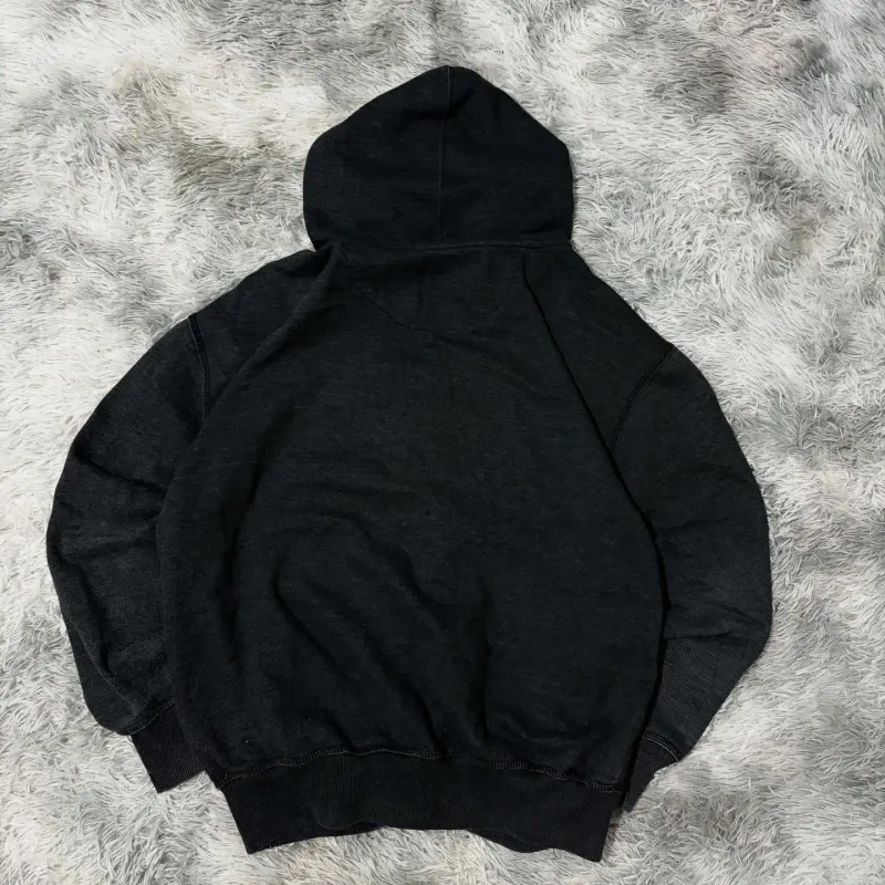 2025 American New Fashion Oversized Pattern Printed Zipper Hooded Sweater Men Y2K Gothic Harajuku Hip Hop Popular Couple Hoodies — image 3