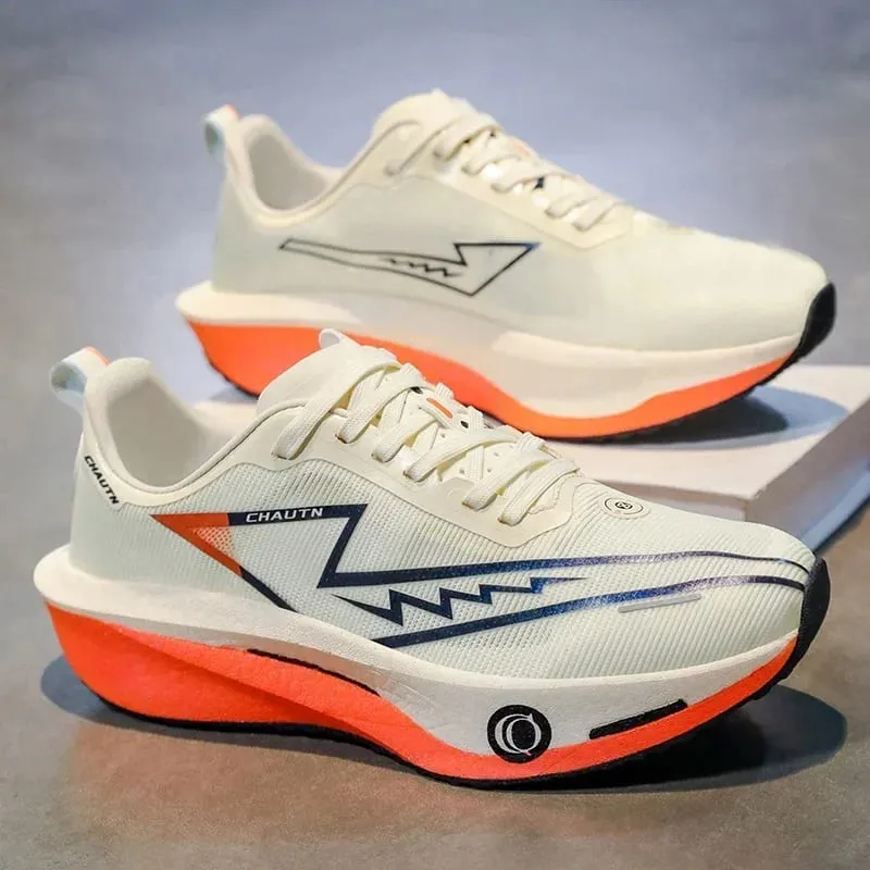 Men Running Shoes Carbon Board Speciality Marathon Athletic Nonskid Sneakers Sports Breathable Lightweight Women's Comfortable — image 9