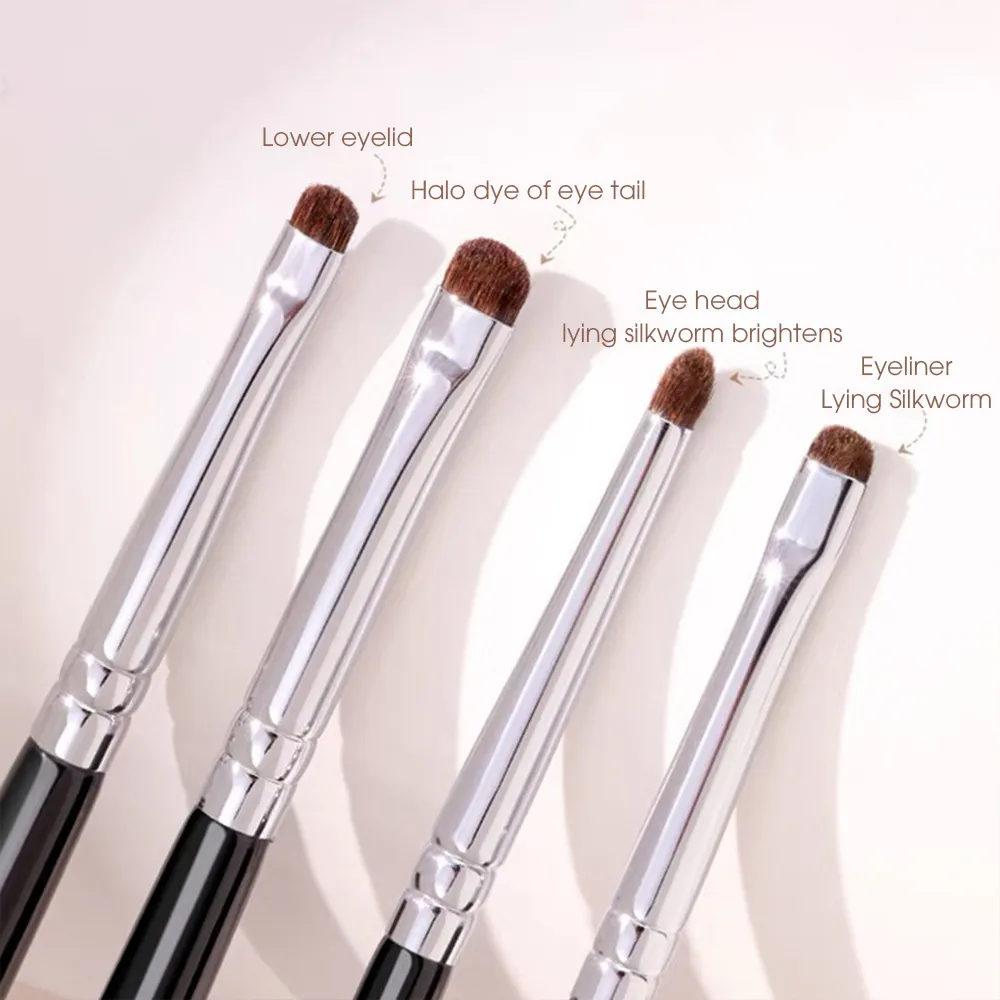 Detail small Eyeshadow Make up brush Pony hair Precision Eye shadow Makeup brushes Tapered Smudge cosmetic tools