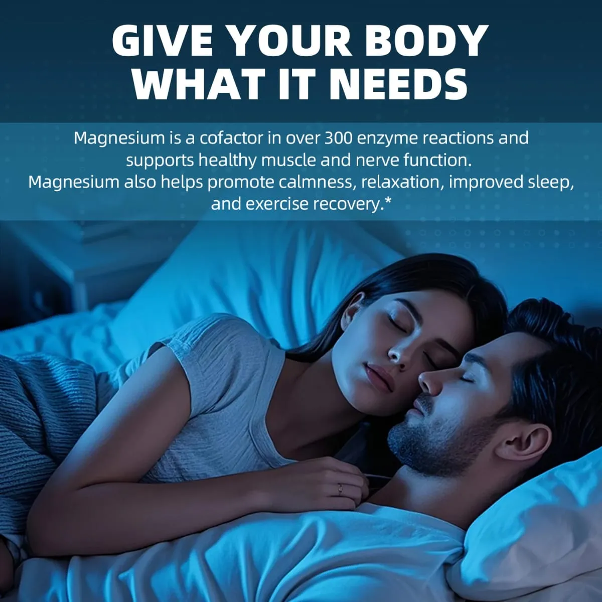 Magnesium Glycinate Supplement | Boost Immune System Improve Sleep Enhance Energy & Mood | 60/120 Capsules