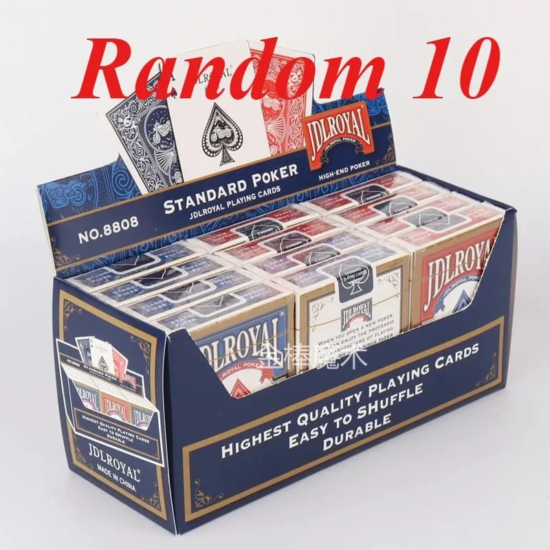 Standard Poker Playing Cards No.8808 Durable Smooth Shuffle Paper Card for Party Game Magic Trick Board Game