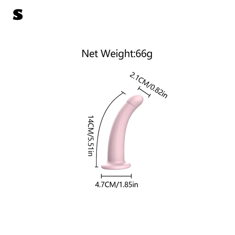 Adjustable Silicone Strap On Dildo Harness with Strong Suction Cup Slim Curved Pegging Dildo Wearable Sex Toy for Women Men Cou — image 27