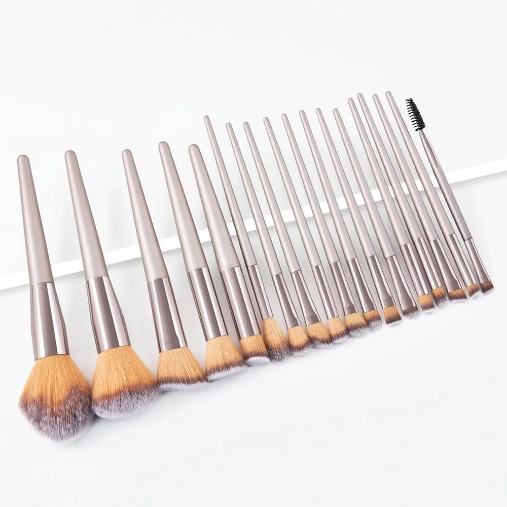 Makeup Brushes and Sponges Set Brown Makeup Puff Beauty Egg Headband Wristband Remover Kit Makeup Tool Gift 20/30 — image 3