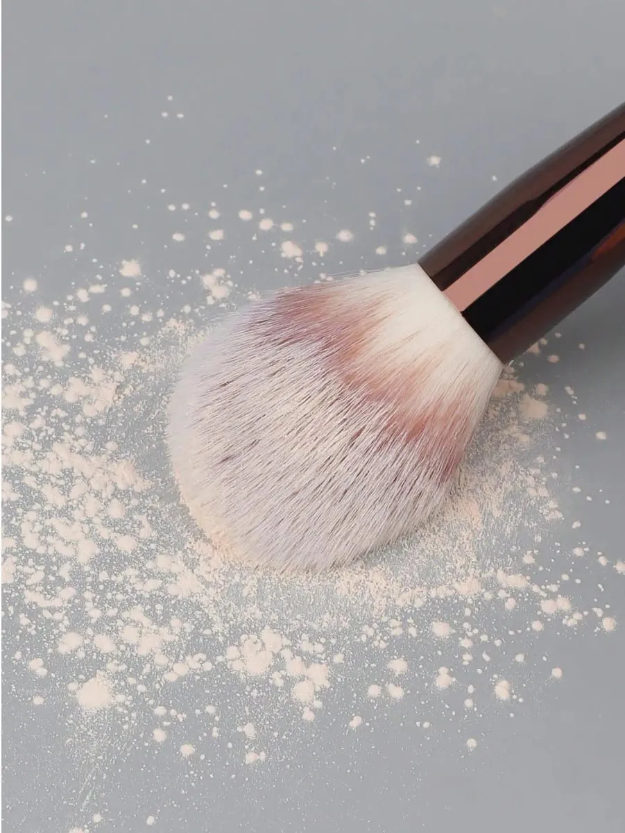 1/2 Face Makeup Brush Set Dual-Ended Makeup Brushes For Foundation Contour Powder Blush Highlighter And Concealer