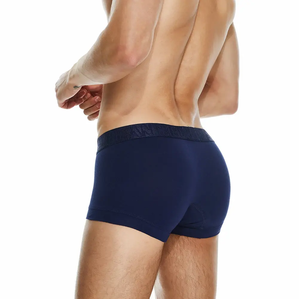 Men's Breathable Cotton Boxer Shorts U-Convex Pouch Low-Waist Soft Stretch Underwear for Daily Casual & Intimate Wear — image 29